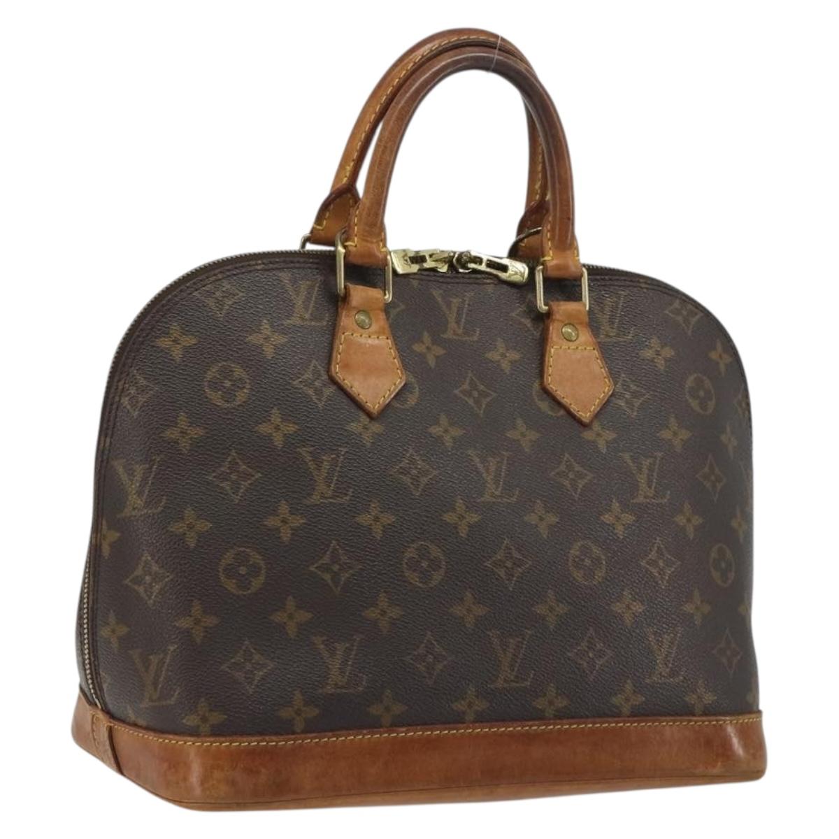 LOUIS VUITTON Monogram Alma Hand Bag M51130 LV Auth ep15280