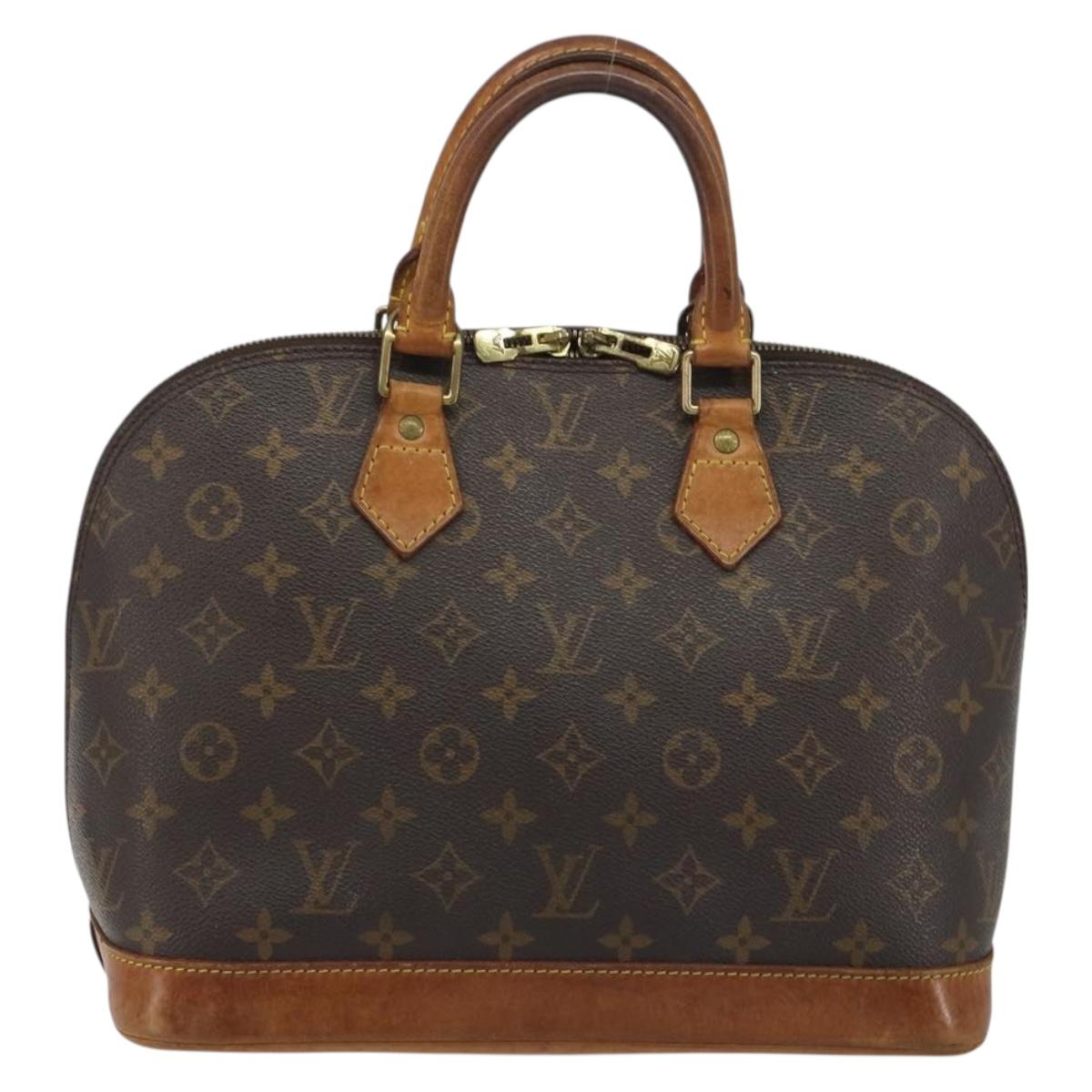 LOUIS VUITTON Monogram Alma Hand Bag M51130 LV Auth ep15280