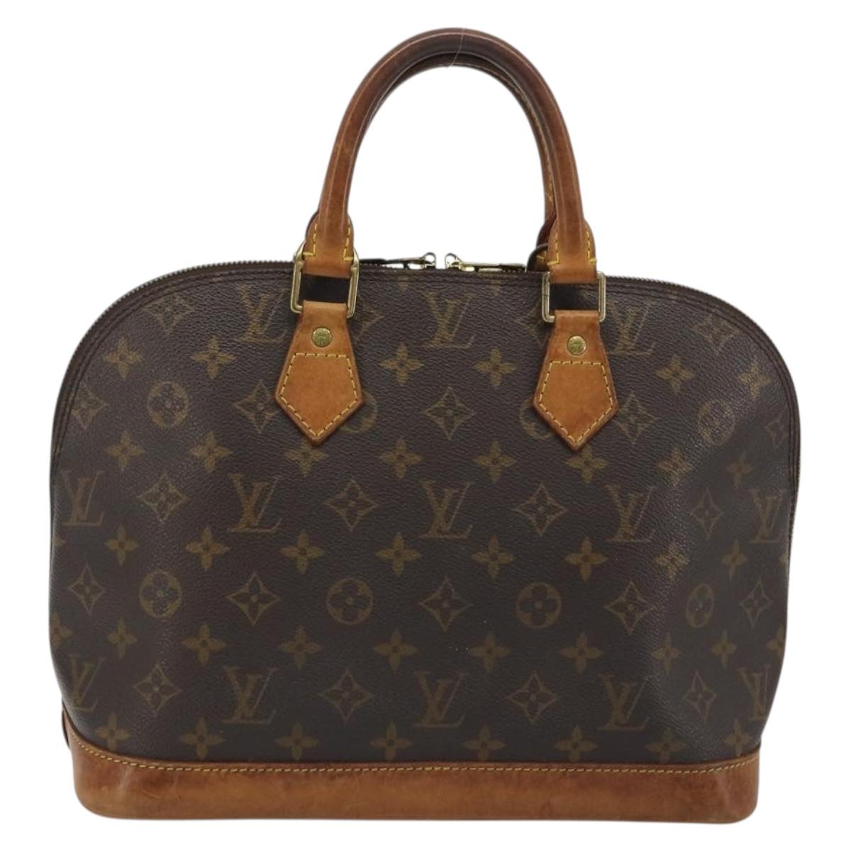 LOUIS VUITTON Monogram Alma Hand Bag M51130 LV Auth ep15280
