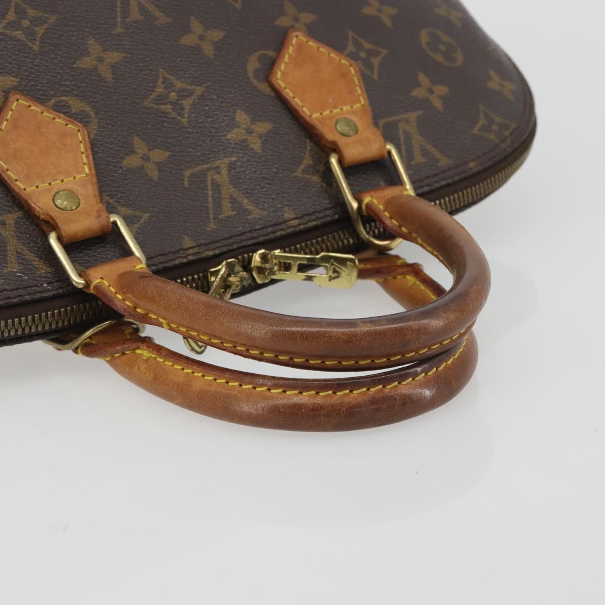LOUIS VUITTON Monogram Alma Hand Bag M51130 LV Auth ep15280