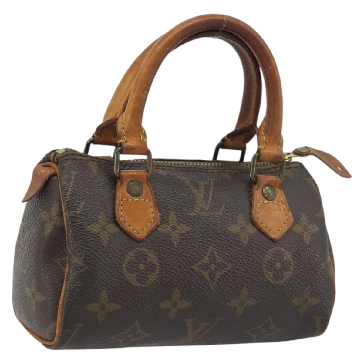 LOUIS VUITTON Monogram Mini Speedy Hand Bag M41534 LV Auth ep15281