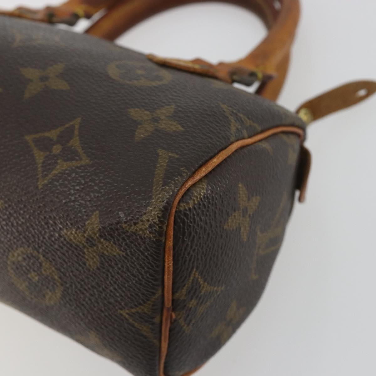 LOUIS VUITTON Monogram Mini Speedy Hand Bag M41534 LV Auth ep15281