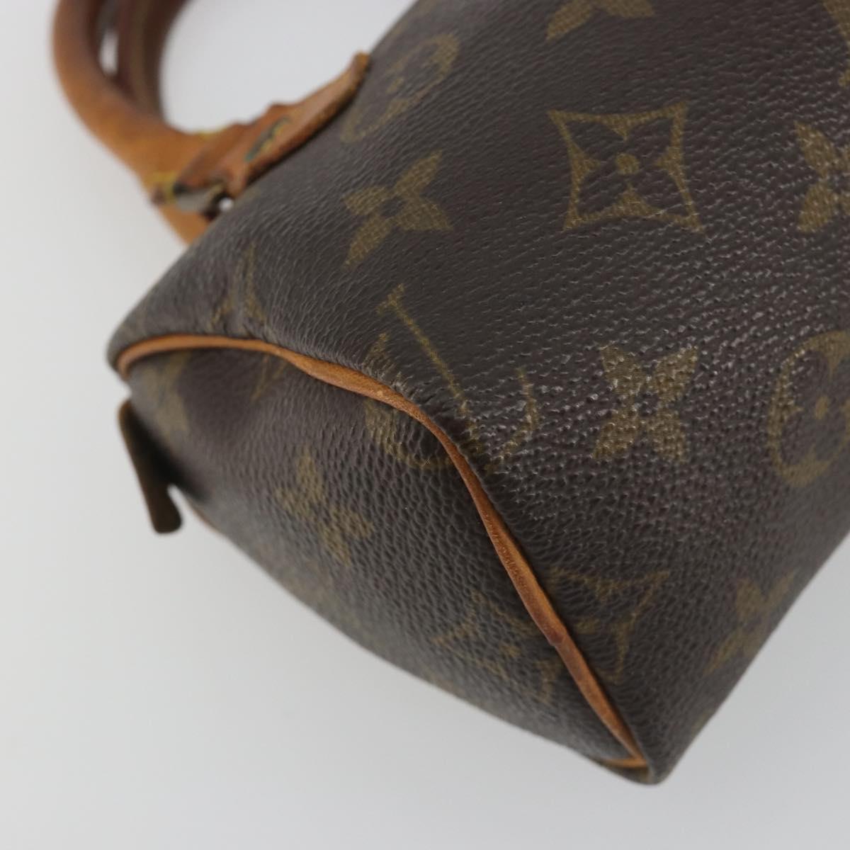 LOUIS VUITTON Monogram Mini Speedy Hand Bag M41534 LV Auth ep15281