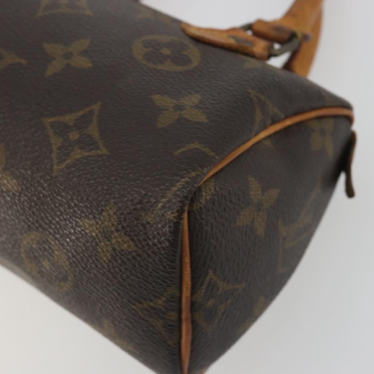 LOUIS VUITTON Monogram Mini Speedy Hand Bag M41534 LV Auth ep15281