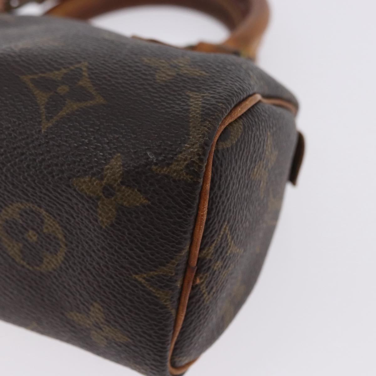 LOUIS VUITTON Monogram Mini Speedy Hand Bag M41534 LV Auth ep15281