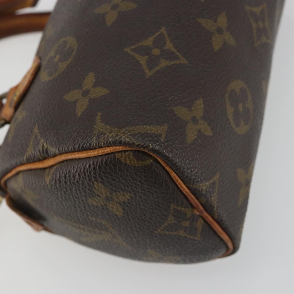 LOUIS VUITTON Monogram Mini Speedy Hand Bag M41534 LV Auth ep15281
