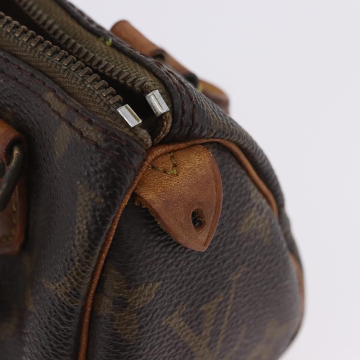 LOUIS VUITTON Monogram Mini Speedy Hand Bag M41534 LV Auth ep15281