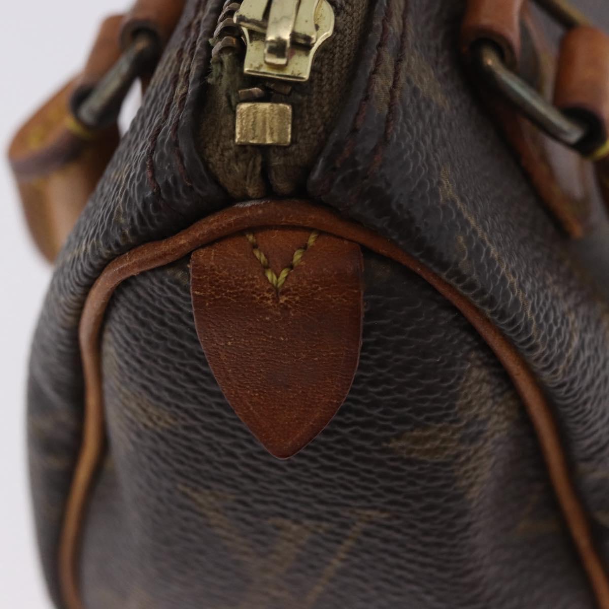 LOUIS VUITTON Monogram Mini Speedy Hand Bag M41534 LV Auth ep15281