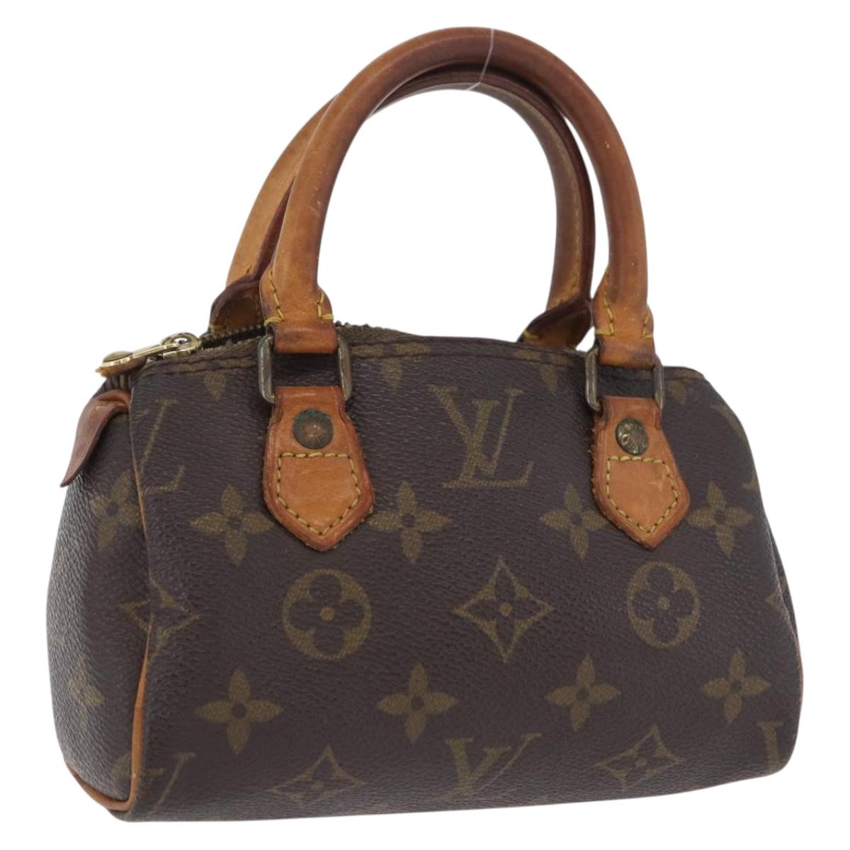 LOUIS VUITTON Monogram Mini Speedy Hand Bag M41534 LV Auth ep15281
