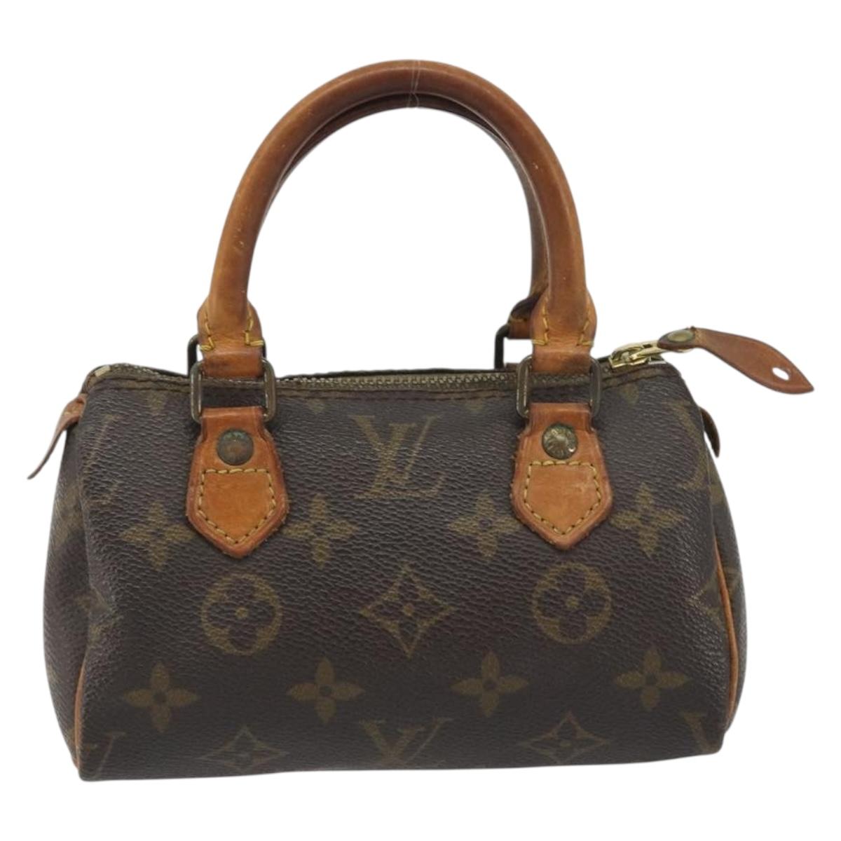 LOUIS VUITTON Monogram Mini Speedy Hand Bag M41534 LV Auth ep15281