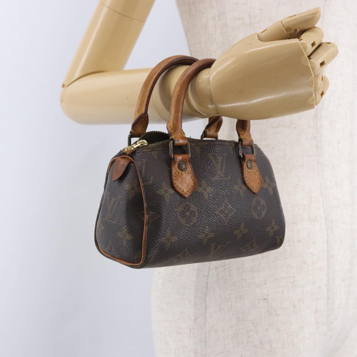 LOUIS VUITTON Monogram Mini Speedy Hand Bag M41534 LV Auth ep15281