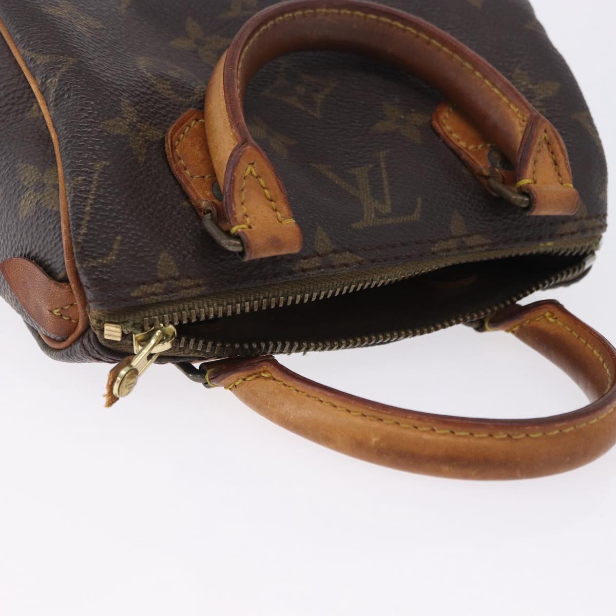 LOUIS VUITTON Monogram Mini Speedy Hand Bag M41534 LV Auth ep15281