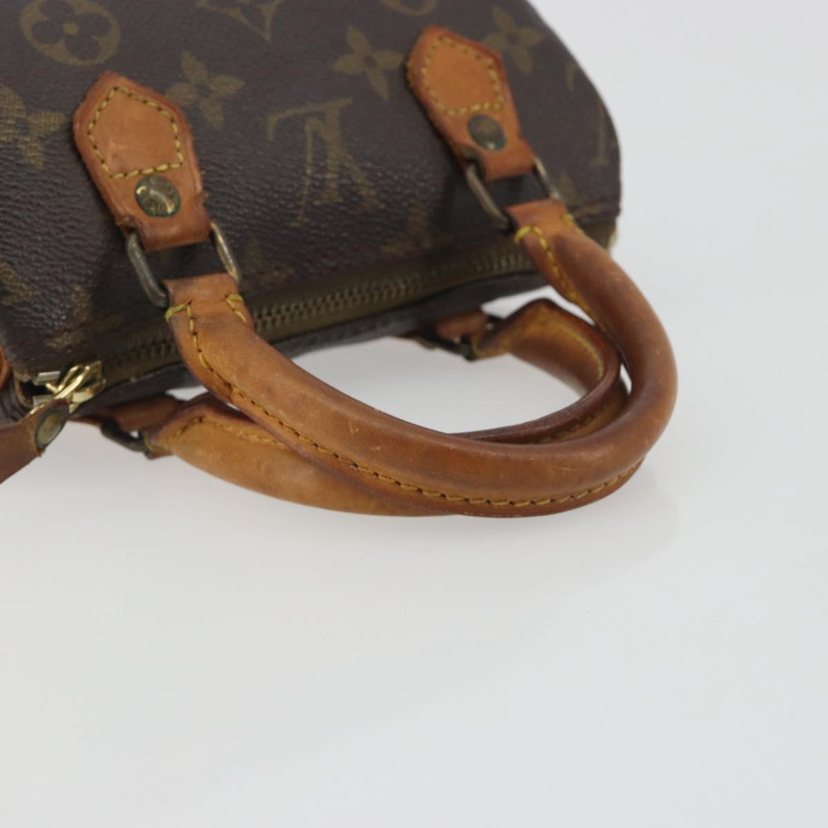LOUIS VUITTON Monogram Mini Speedy Hand Bag M41534 LV Auth ep15281