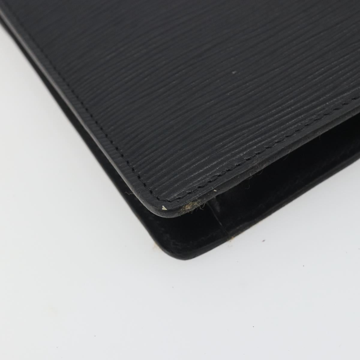 LOUIS VUITTON Epi Montaigne 27 Clutch Bag Black M52652 LV Auth ep15286