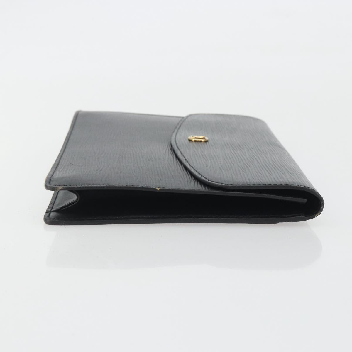 LOUIS VUITTON Epi Montaigne 27 Clutch Bag Black M52652 LV Auth ep15286