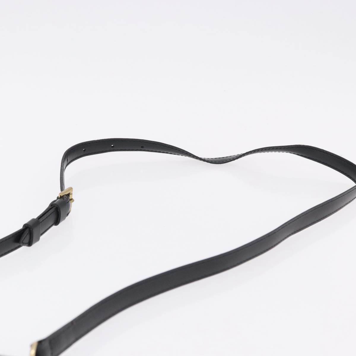 LOUIS VUITTON Epi Porte Documents Bandouliere Bag Black M54462 LV Auth ep15289A