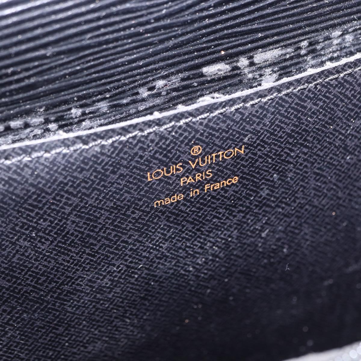 LOUIS VUITTON Epi Porte Documents Bandouliere Bag Black M54462 LV Auth ep15289A