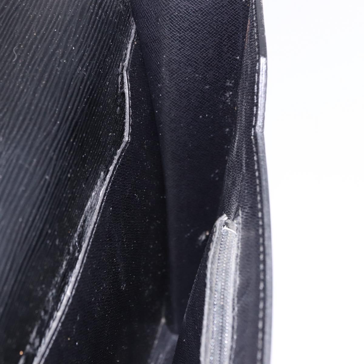 LOUIS VUITTON Epi Porte Documents Bandouliere Bag Black M54462 LV Auth ep15289A
