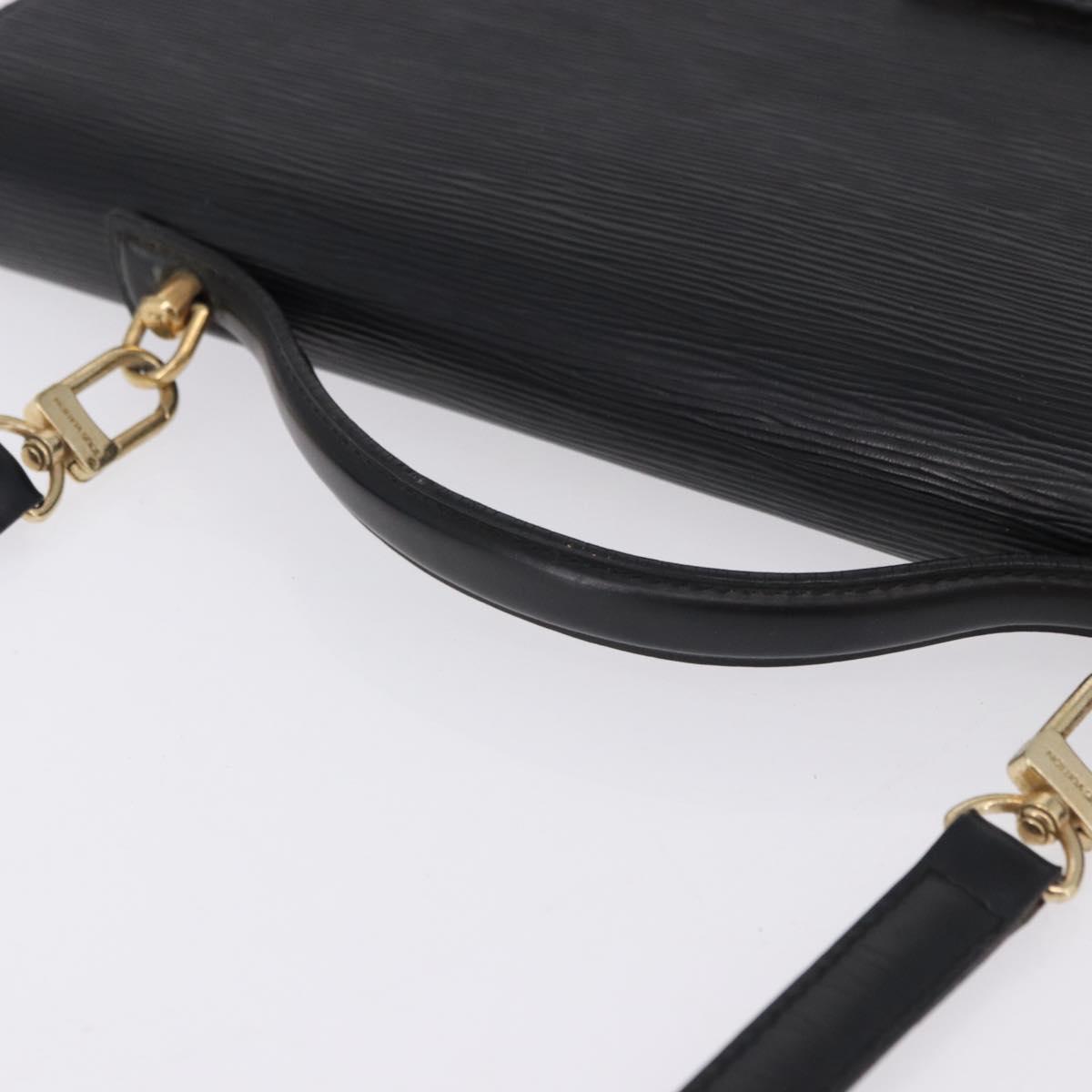 LOUIS VUITTON Epi Porte Documents Bandouliere Bag Black M54462 LV Auth ep15289A