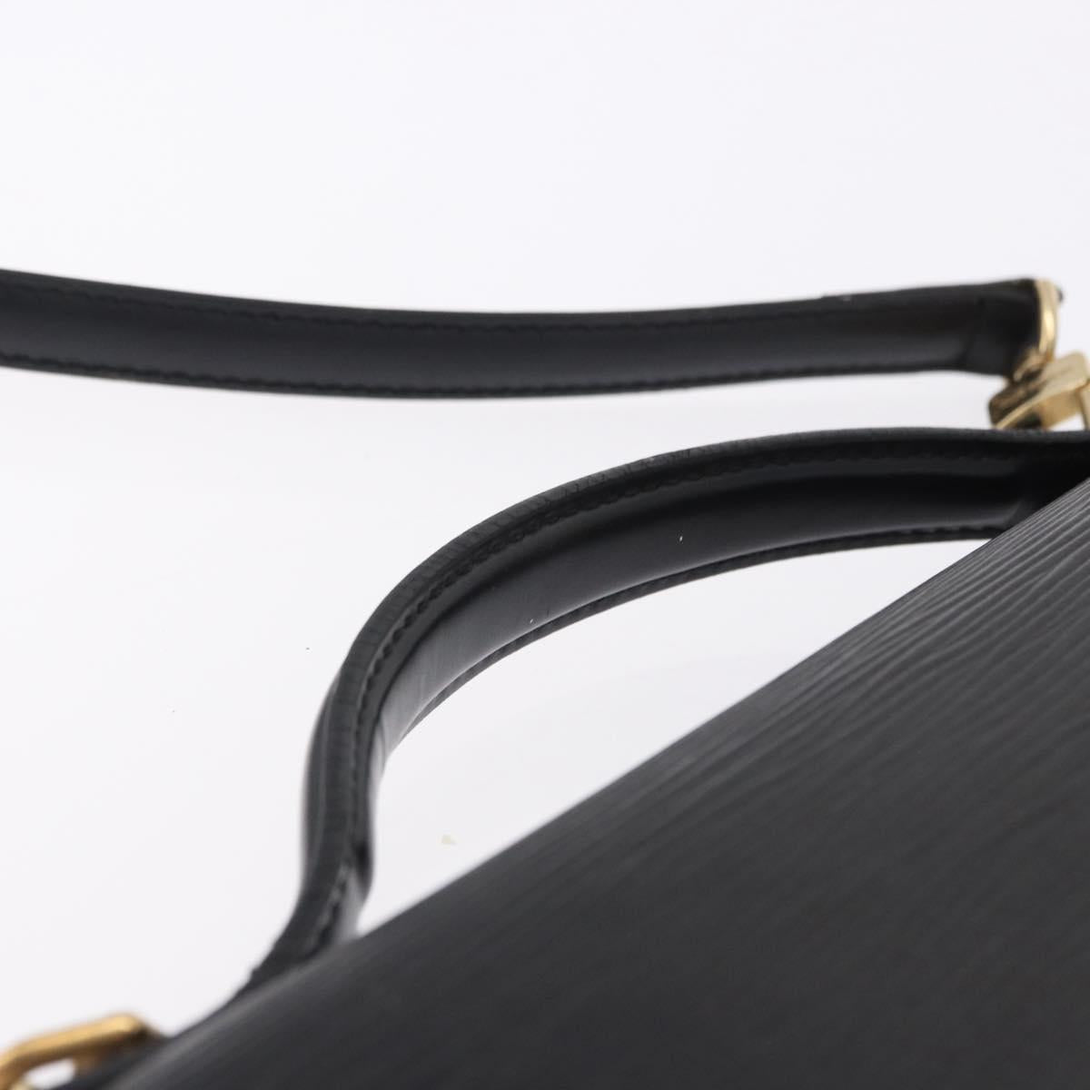LOUIS VUITTON Epi Porte Documents Bandouliere Bag Black M54462 LV Auth ep15289A