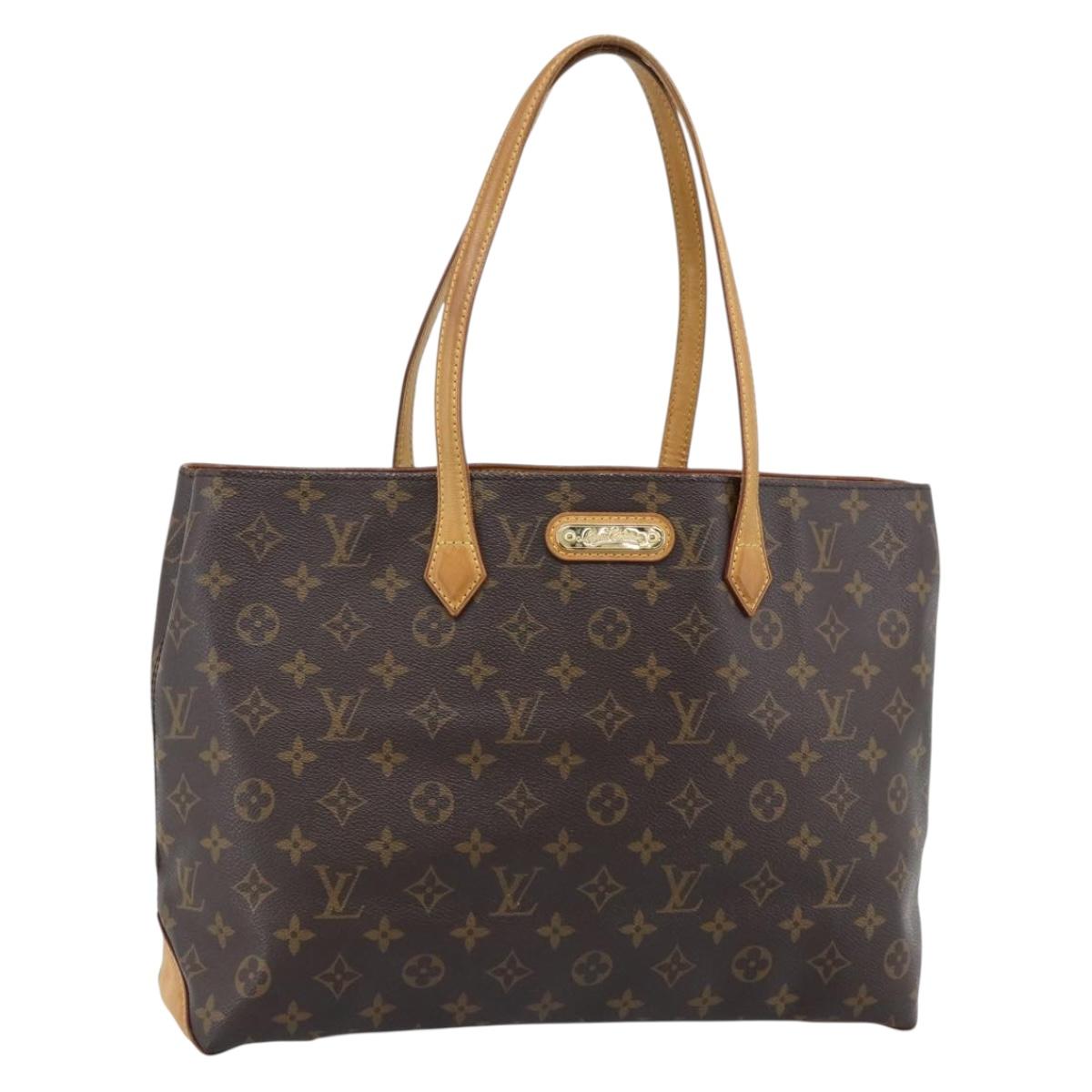 LOUIS VUITTON Monogram Wilshire MM Hand Bag M45644 LV Auth ep15298