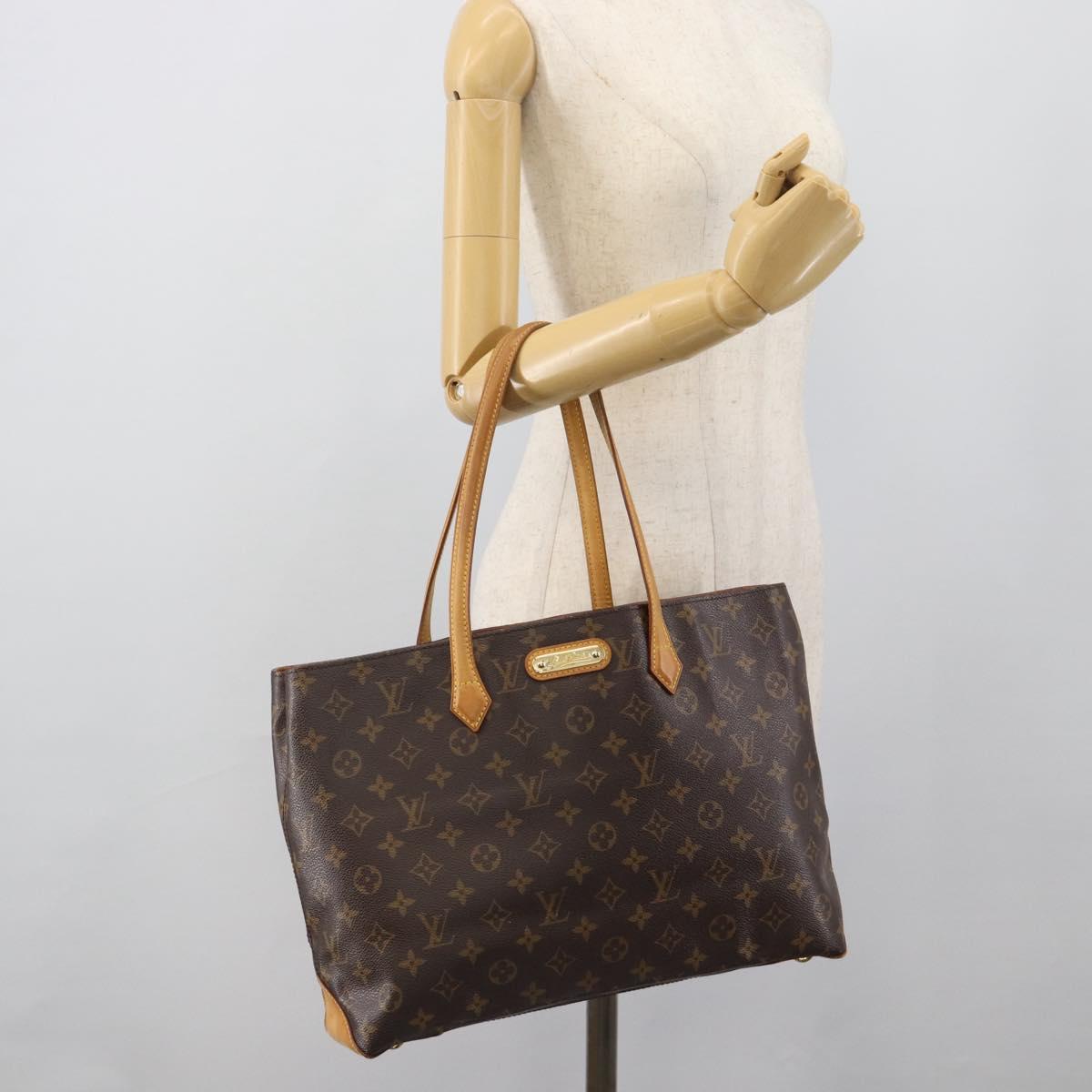 LOUIS VUITTON Monogram Wilshire MM Hand Bag M45644 LV Auth ep15298