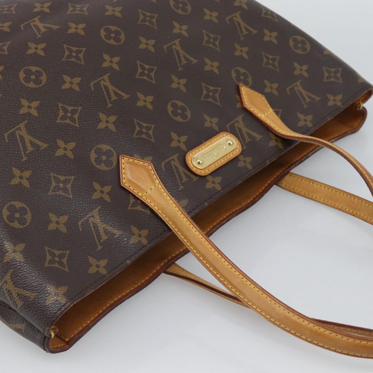 LOUIS VUITTON Monogram Wilshire MM Hand Bag M45644 LV Auth ep15298
