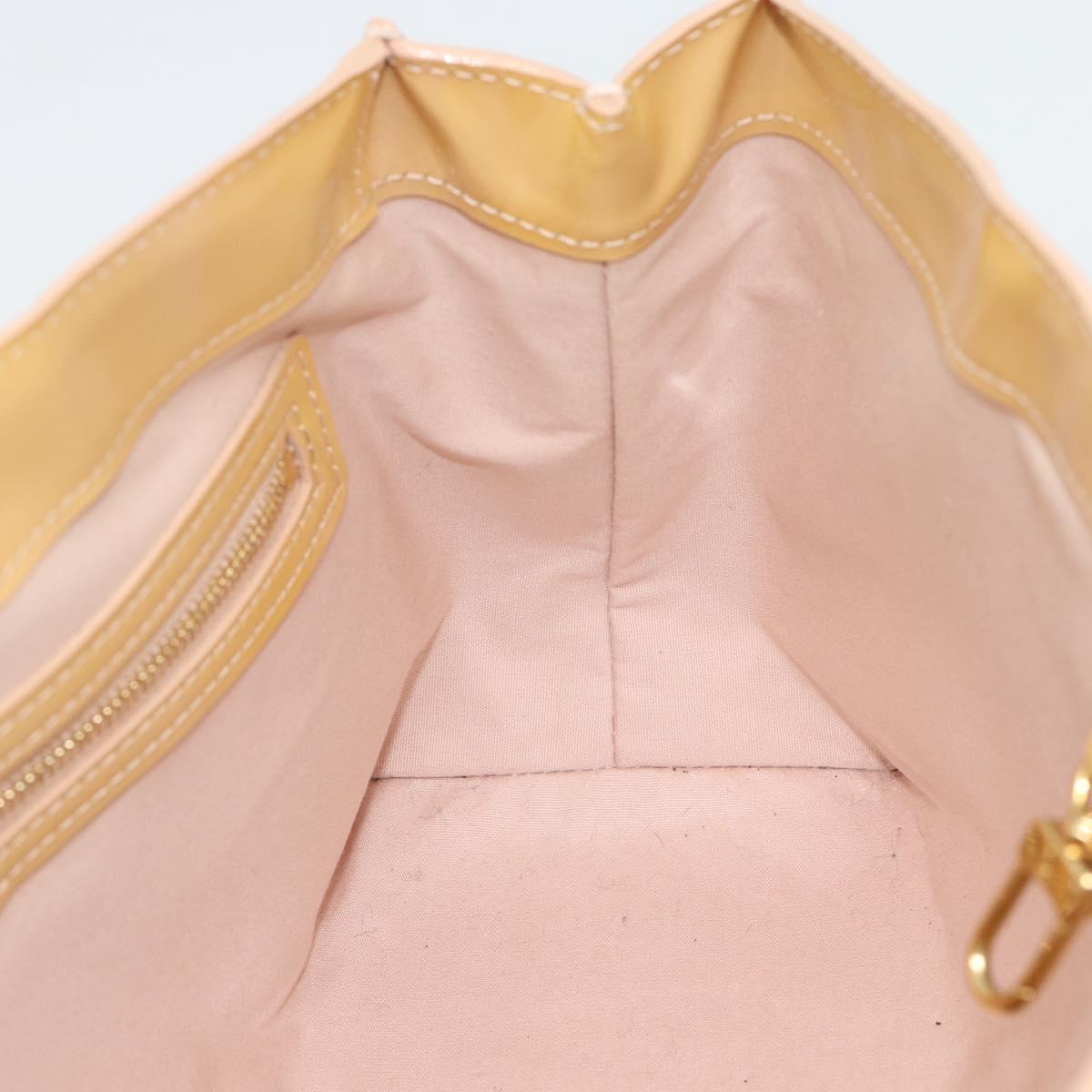 LOUIS VUITTON Monogram Vernis Wilshire PM Bag Broncorail M91452 LV Auth ep15299