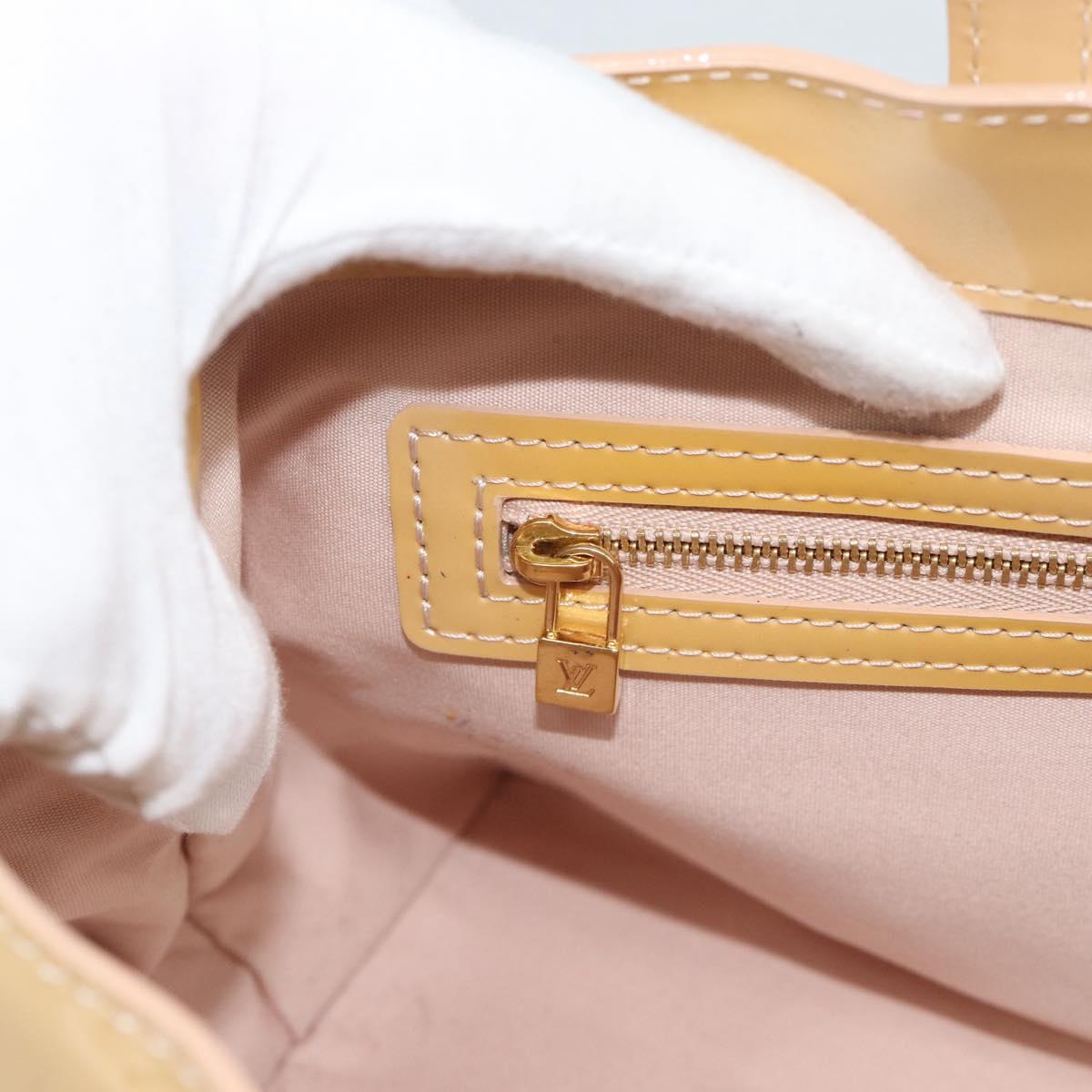 LOUIS VUITTON Monogram Vernis Wilshire PM Bag Broncorail M91452 LV Auth ep15299