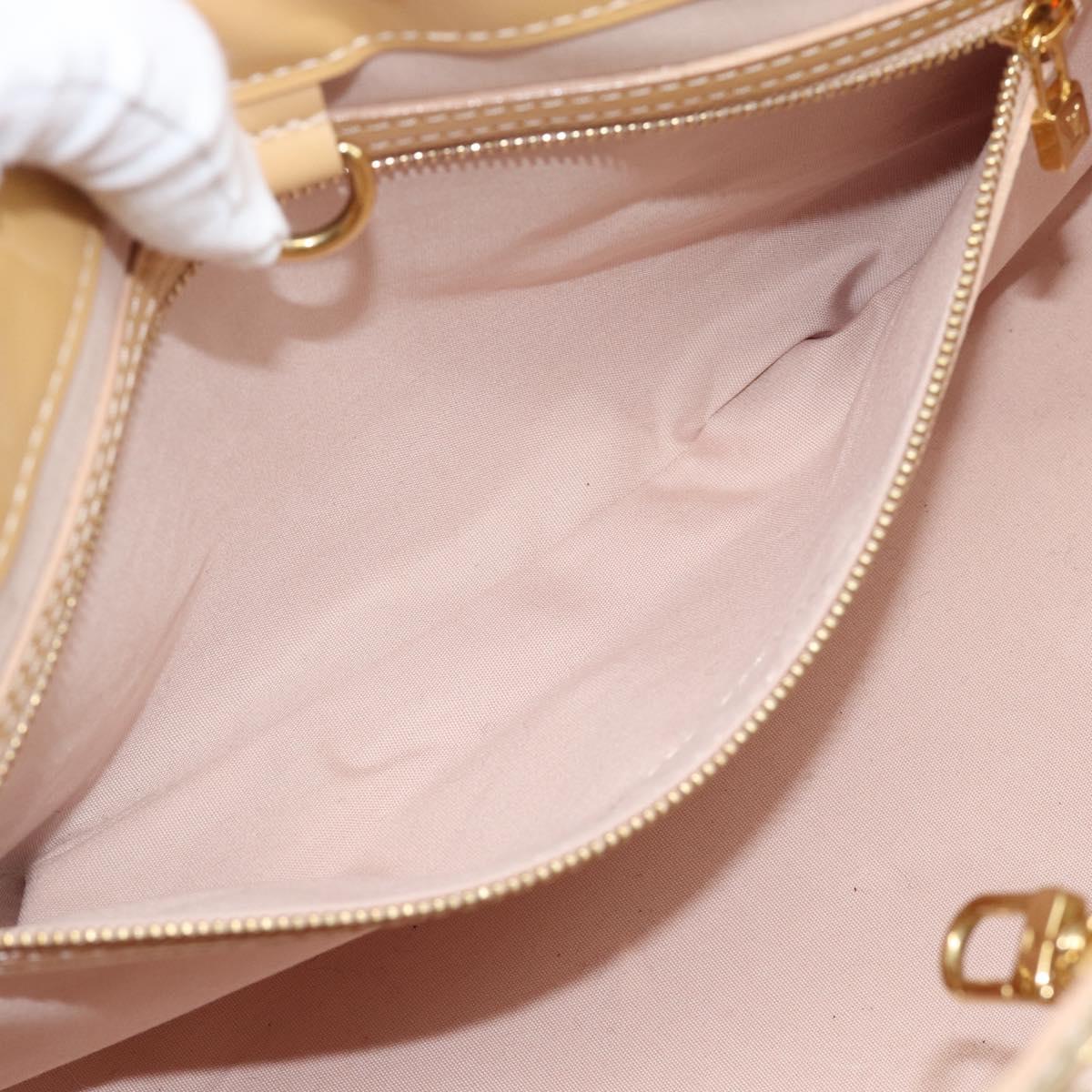 LOUIS VUITTON Monogram Vernis Wilshire PM Bag Broncorail M91452 LV Auth ep15299