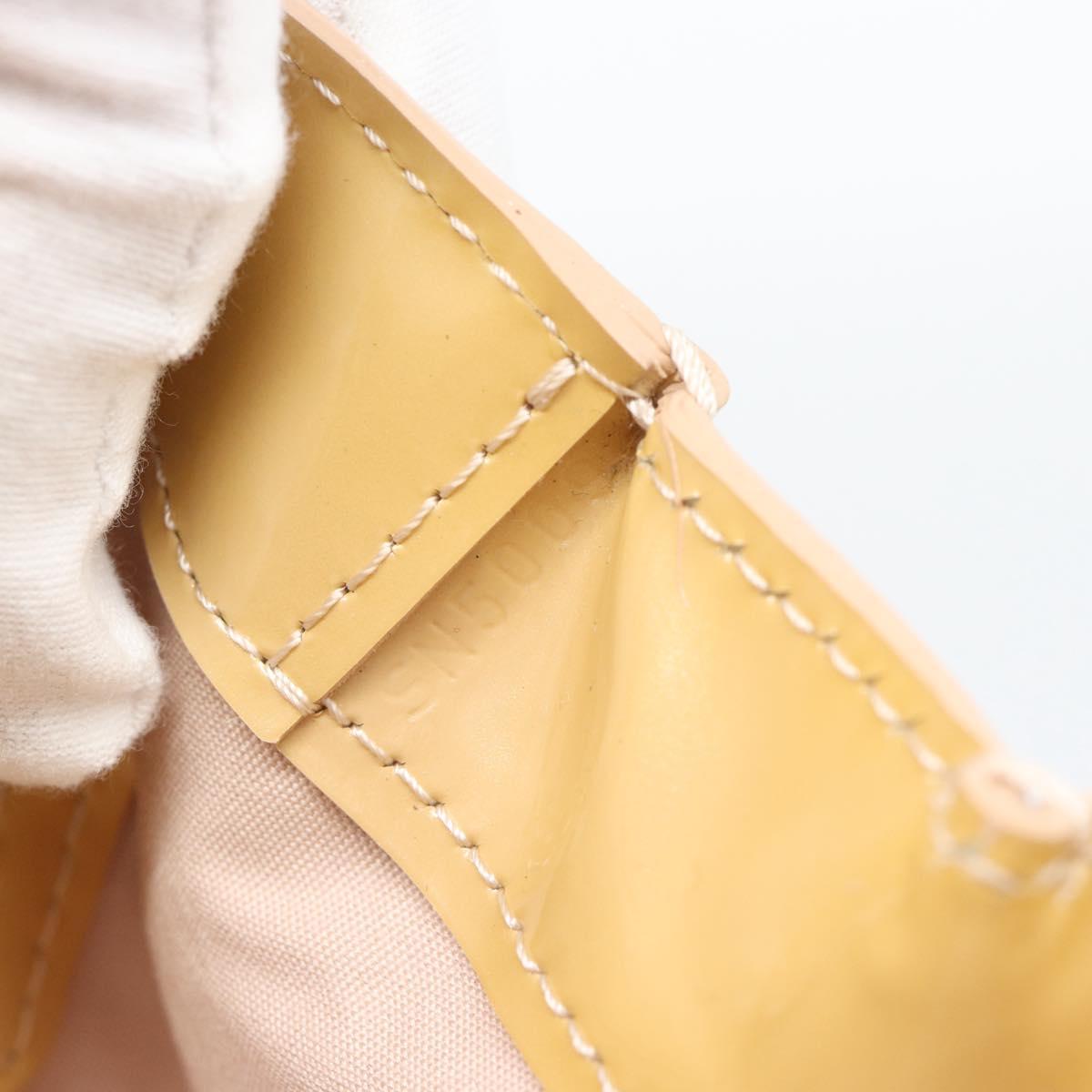 LOUIS VUITTON Monogram Vernis Wilshire PM Bag Broncorail M91452 LV Auth ep15299