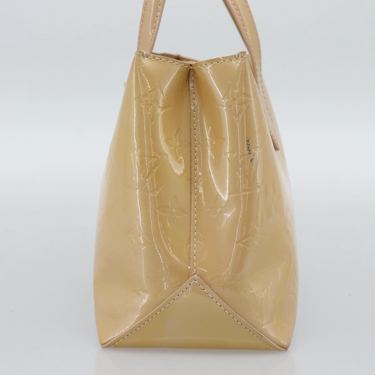 LOUIS VUITTON Monogram Vernis Wilshire PM Bag Broncorail M91452 LV Auth ep15299