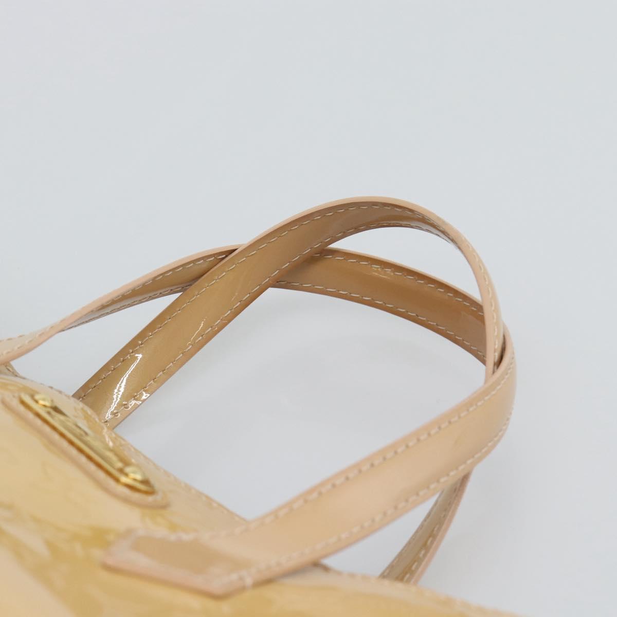 LOUIS VUITTON Monogram Vernis Wilshire PM Bag Broncorail M91452 LV Auth ep15299