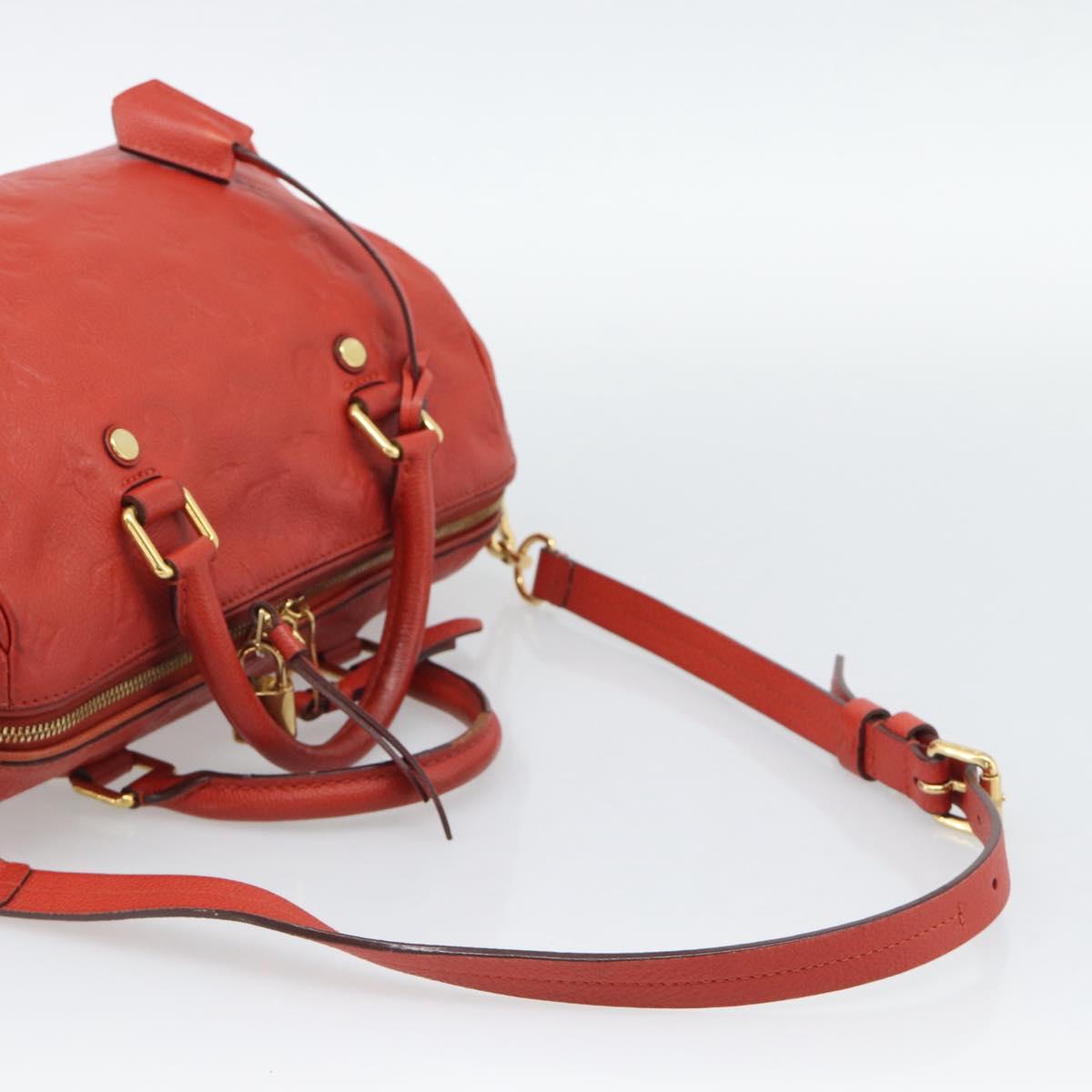 LOUIS VUITTON Monogram Empreinte Speedy Bandouliere 25 Orian M40758 Auth ep15301