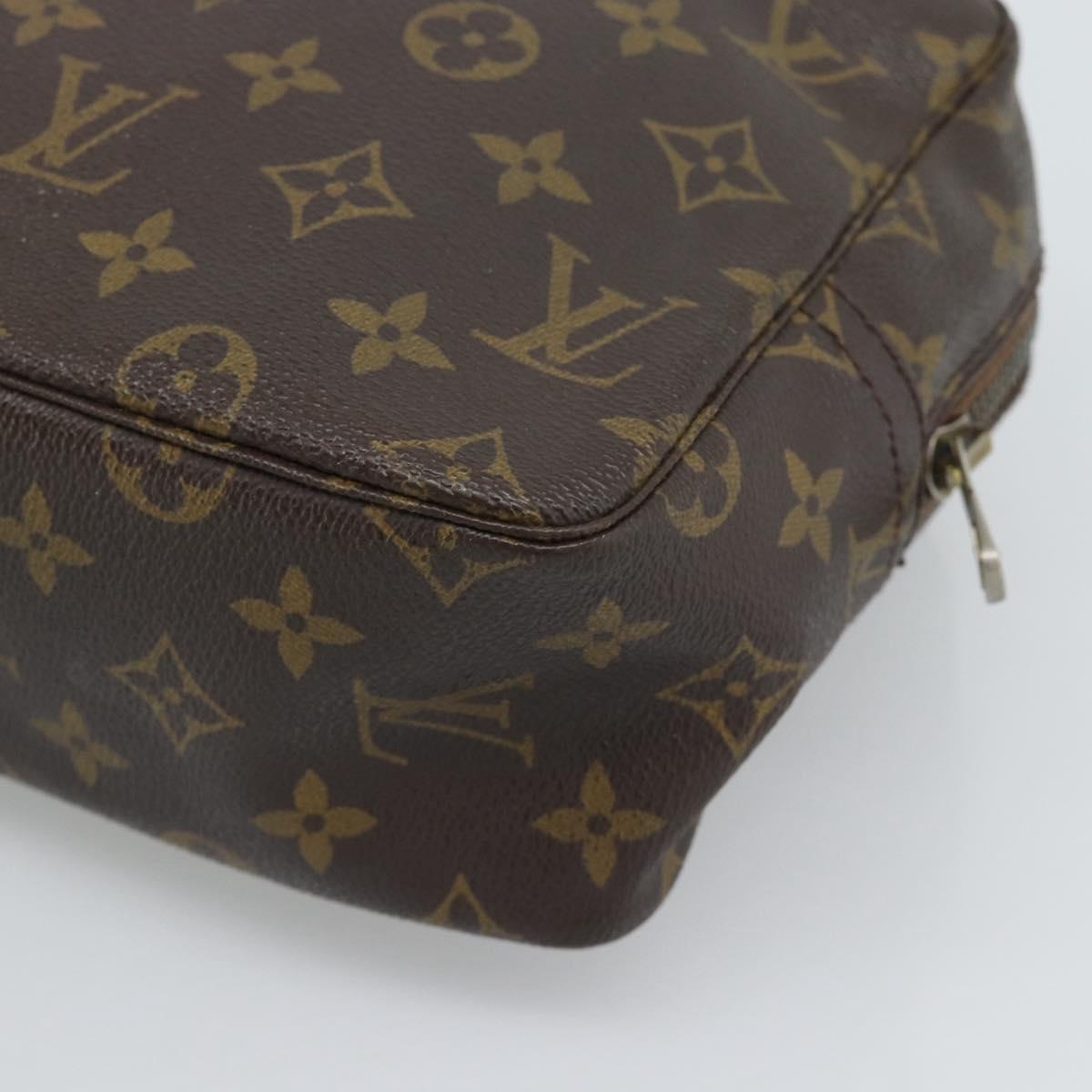 LOUIS VUITTON Monogram Trousse Toilette 28 Clutch Bag M47522 LV Auth ep15304