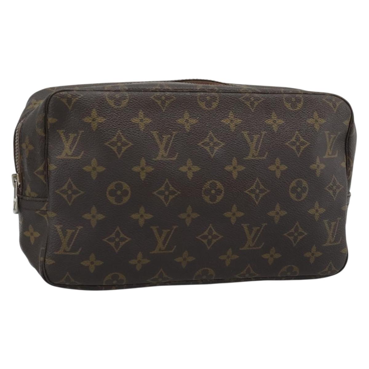 LOUIS VUITTON Monogram Trousse Toilette 28 Clutch Bag M47522 LV Auth ep15304