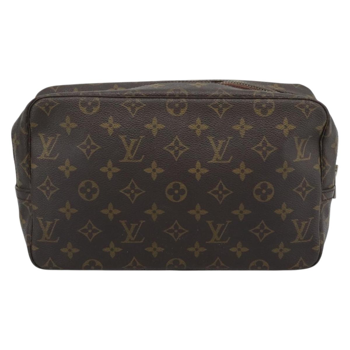 LOUIS VUITTON Monogram Trousse Toilette 28 Clutch Bag M47522 LV Auth ep15304