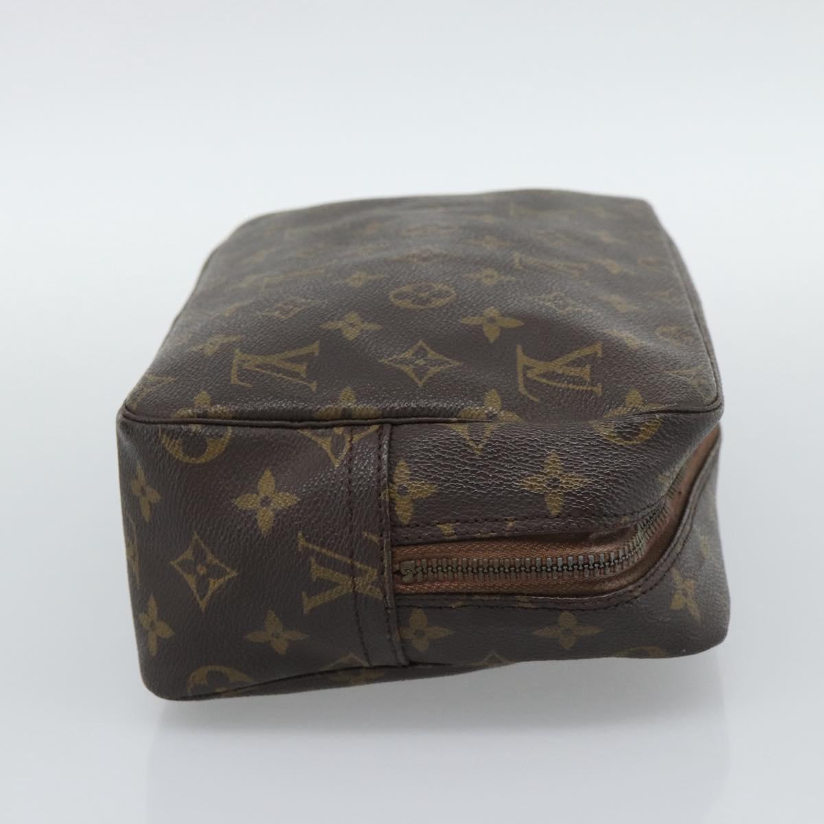 LOUIS VUITTON Monogram Trousse Toilette 28 Clutch Bag M47522 LV Auth ep15304