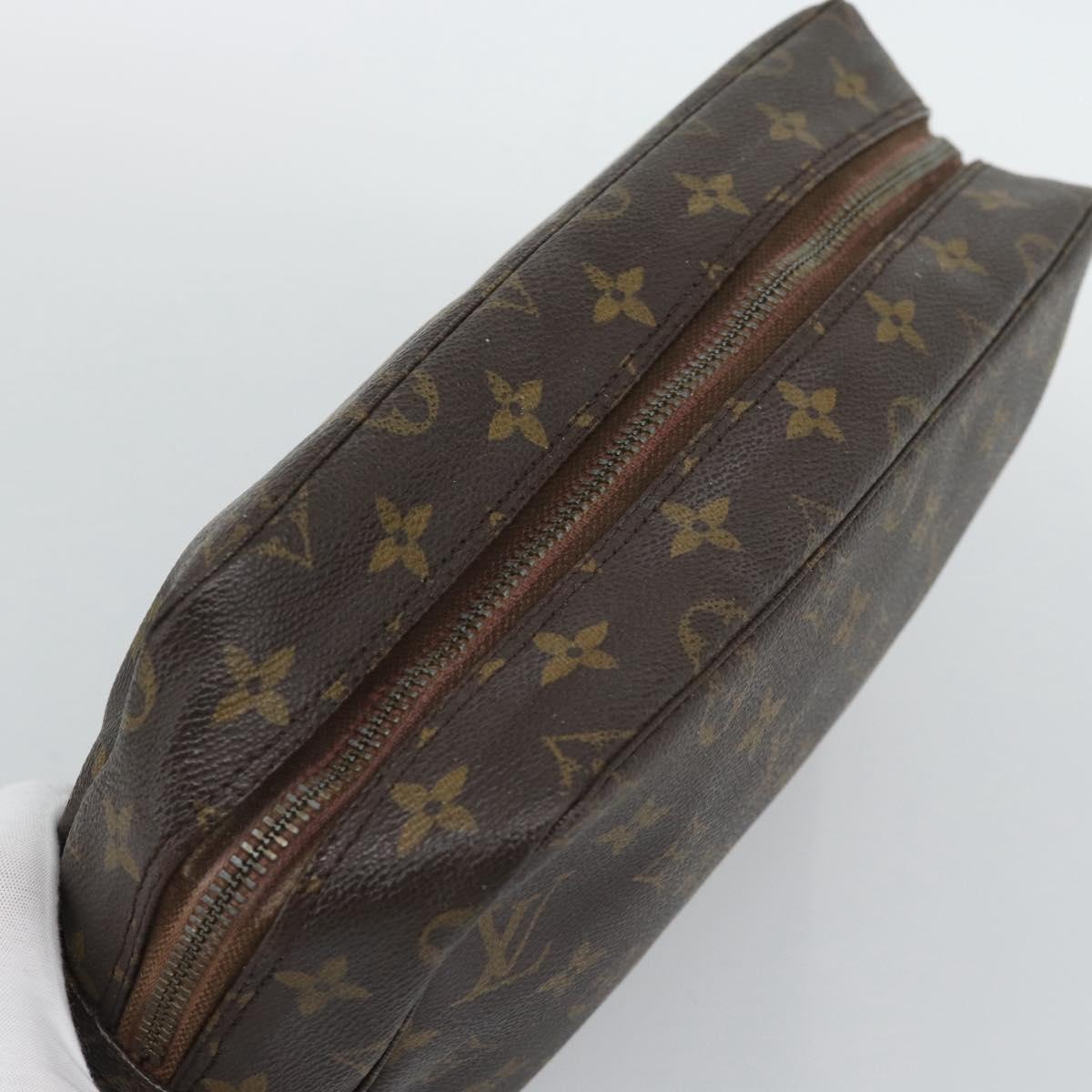 LOUIS VUITTON Monogram Trousse Toilette 28 Clutch Bag M47522 LV Auth ep15304
