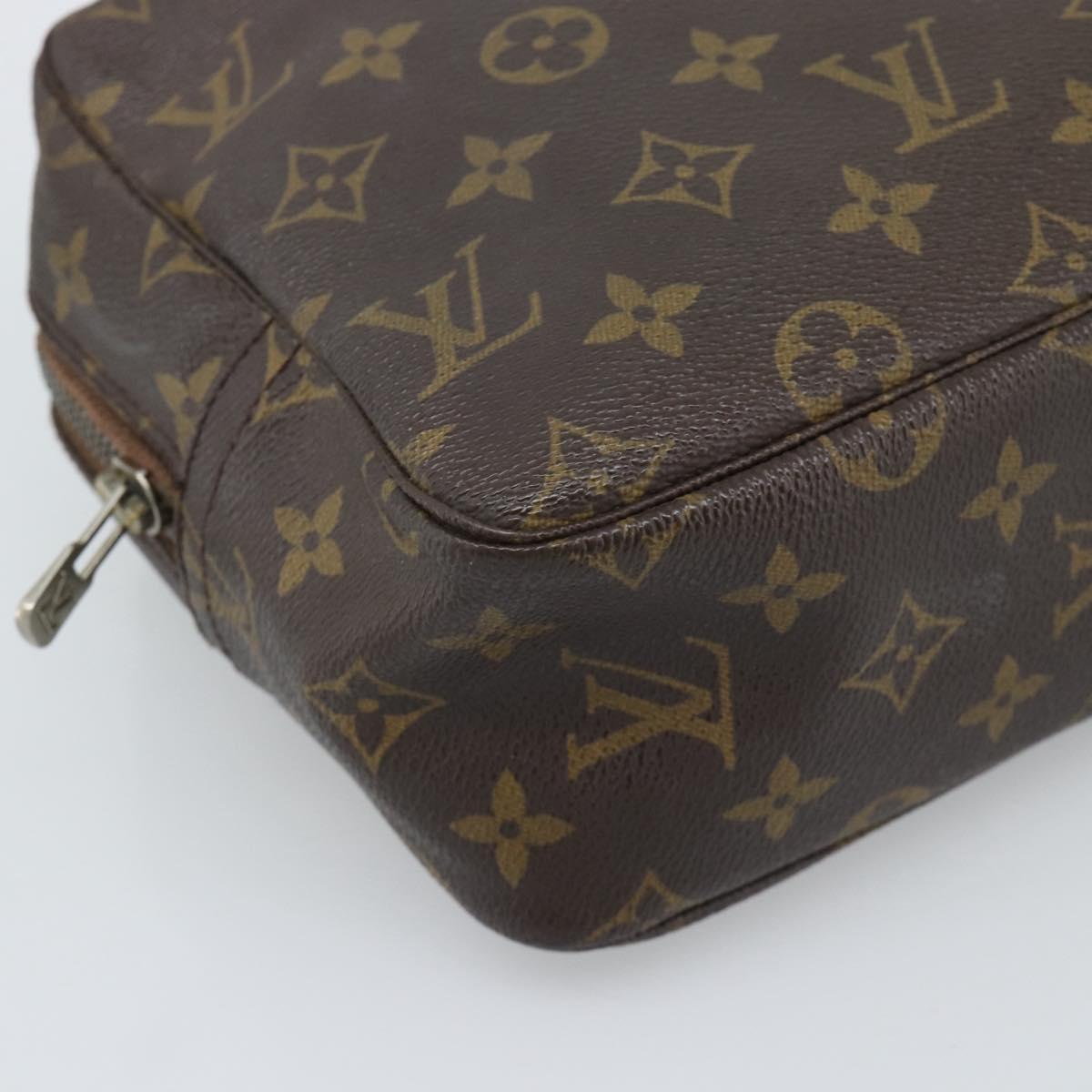 LOUIS VUITTON Monogram Trousse Toilette 28 Clutch Bag M47522 LV Auth ep15304