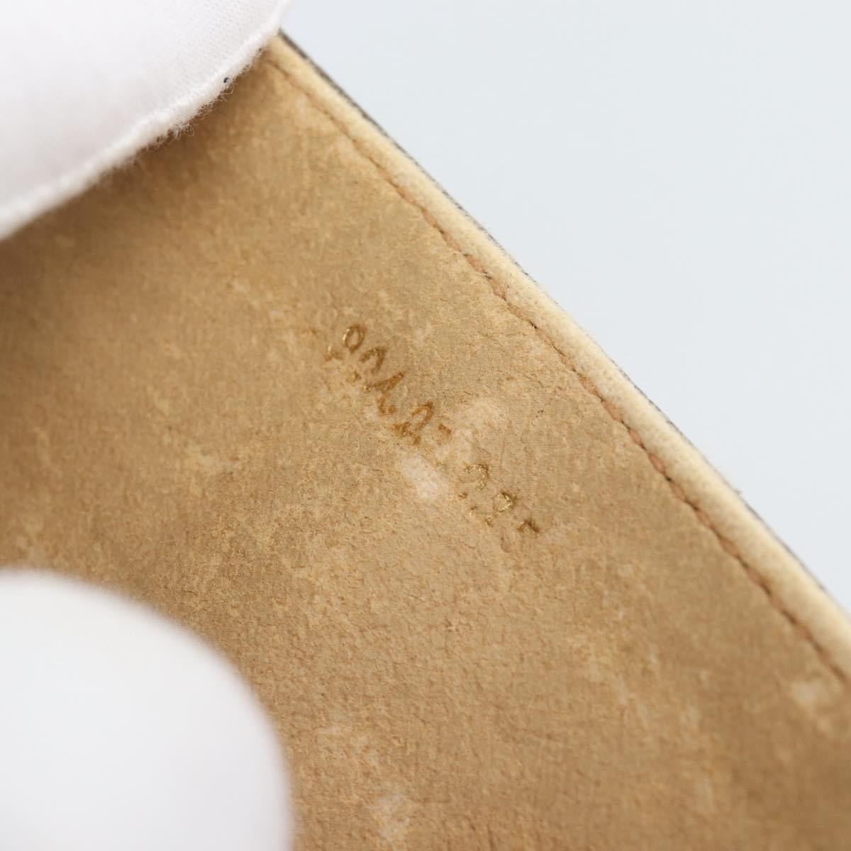 GUCCI GG Supreme Shoulder Bag PVC Leather Beige Gold 904 23 025 Auth ep15305