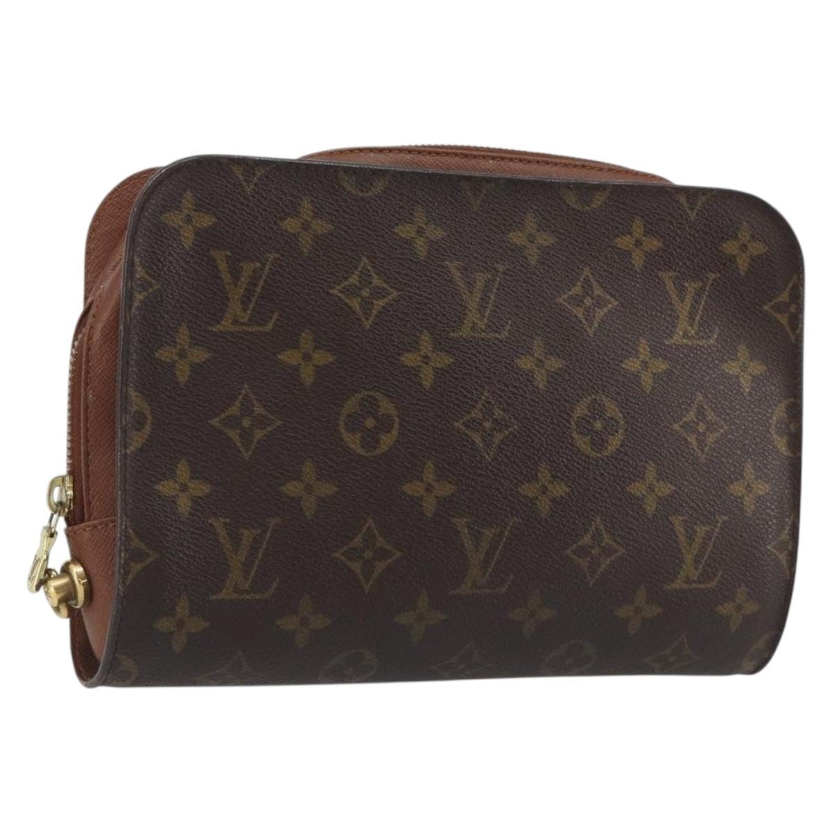 LOUIS VUITTON Monogram Orsay Clutch Bag M51790 LV Auth ep15310