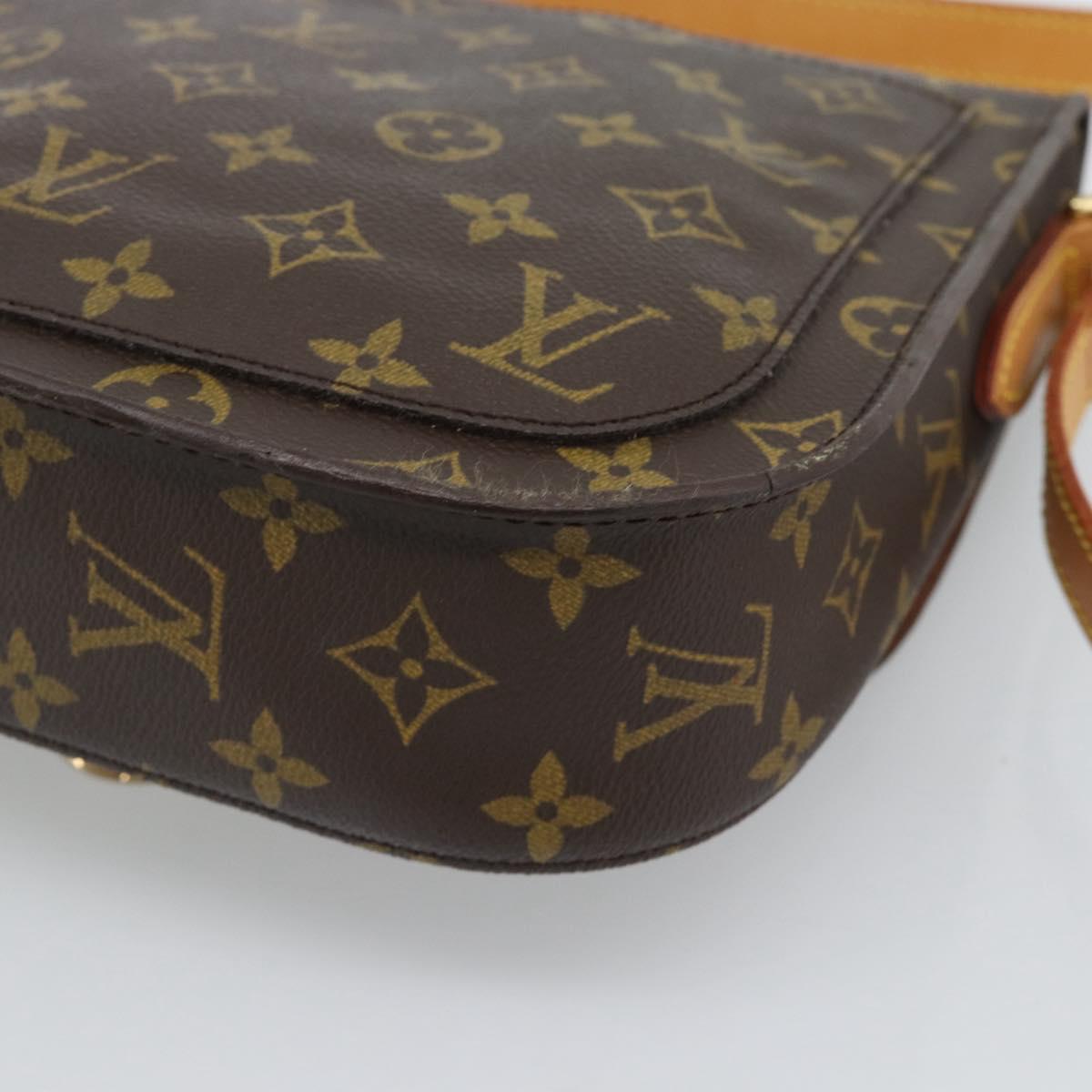 LOUIS VUITTON Monogram Saint Cloud GM Shoulder Bag M51242 LV Auth ep15315A