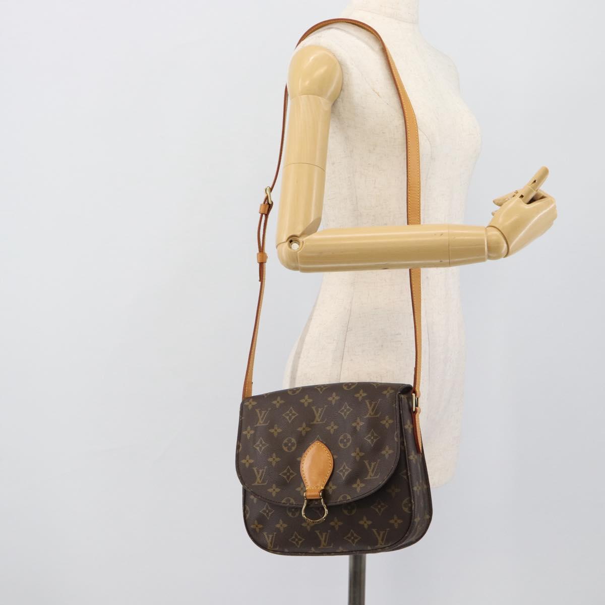 LOUIS VUITTON Monogram Saint Cloud GM Shoulder Bag M51242 LV Auth ep15315A