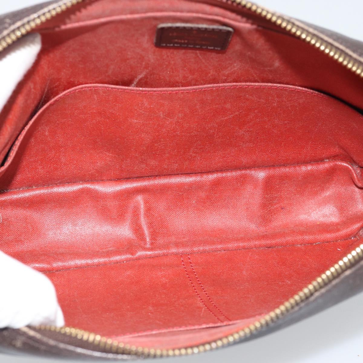 LOUIS VUITTON Damier Ebene Trousse Toilette 25 Clutch Bag N47623 LV Auth ep15320