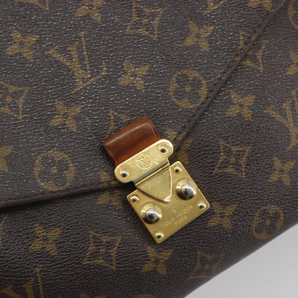 LOUIS VUITTON Monogram Pochette Metis MM Hand Bag 2way M44875 LV Auth ep15324