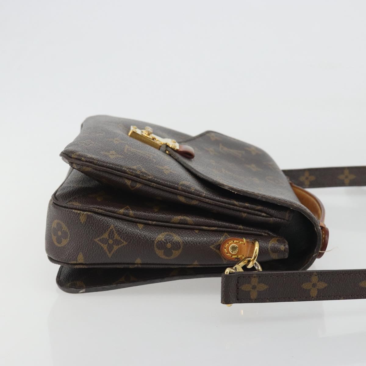 LOUIS VUITTON Monogram Pochette Metis MM Hand Bag 2way M44875 LV Auth ep15324