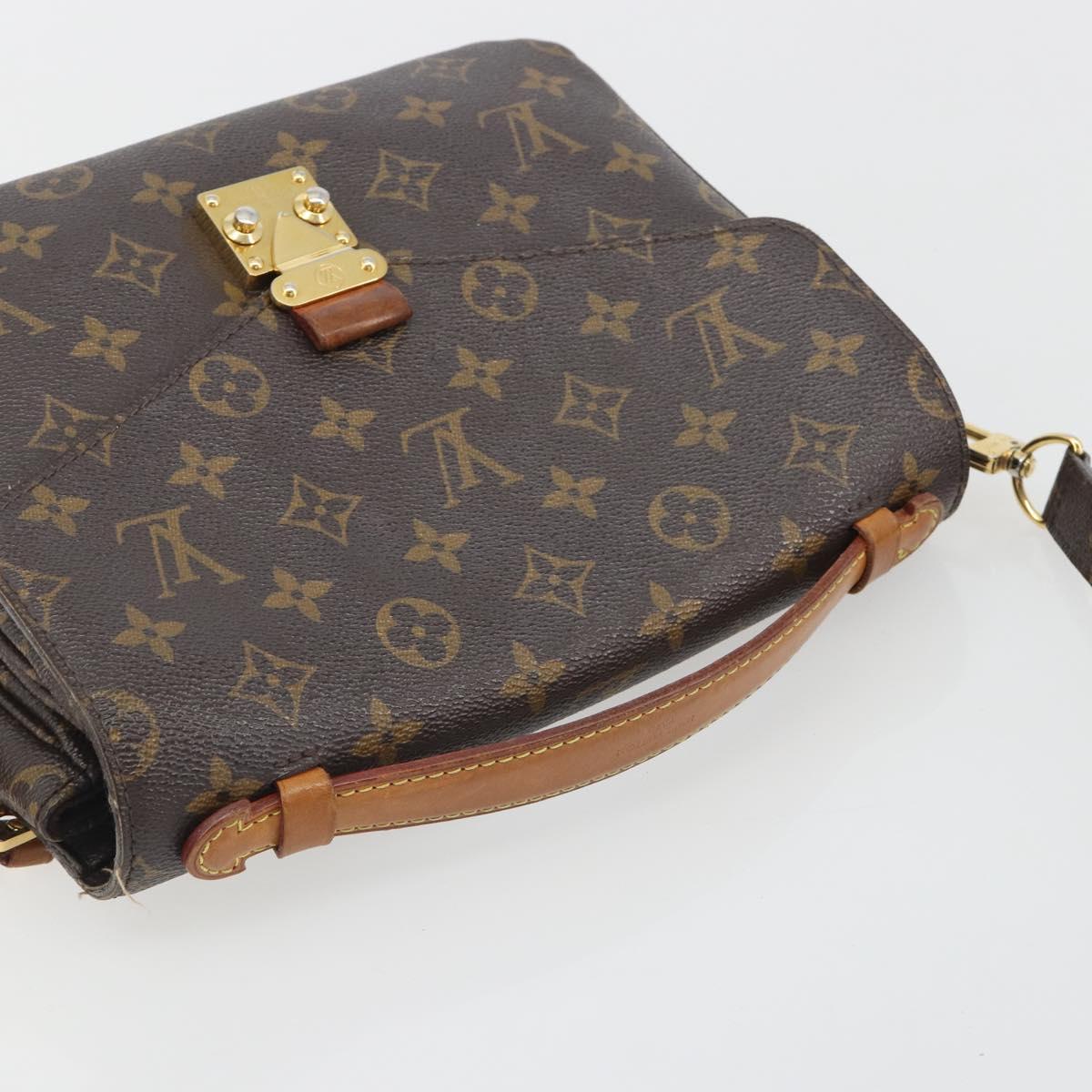LOUIS VUITTON Monogram Pochette Metis MM Hand Bag 2way M44875 LV Auth ep15324