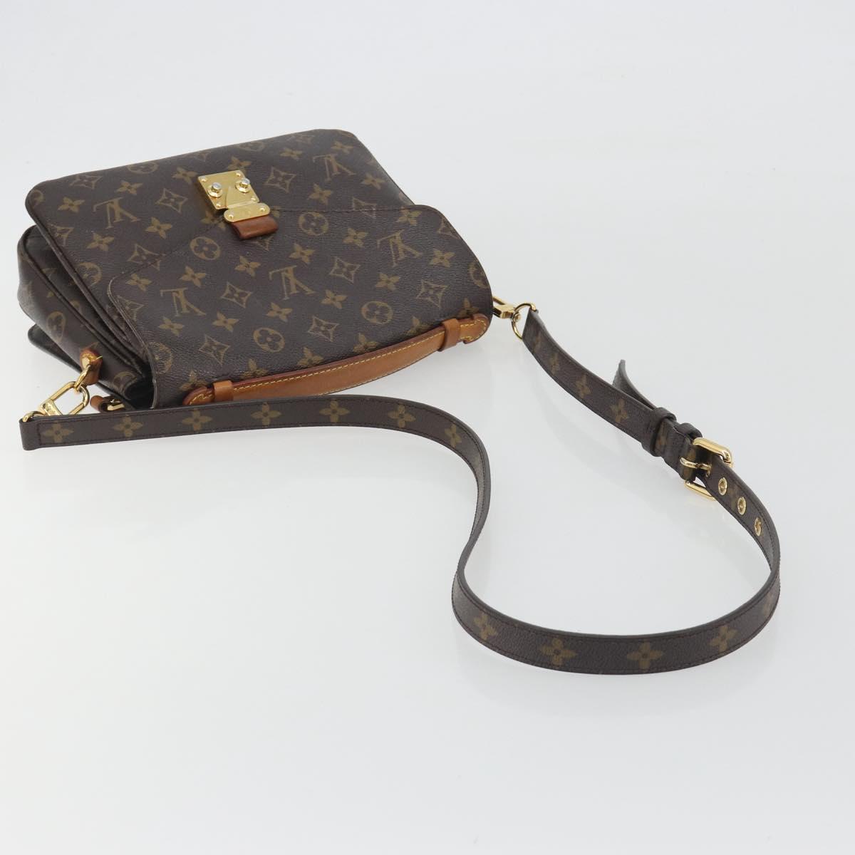 LOUIS VUITTON Monogram Pochette Metis MM Hand Bag 2way M44875 LV Auth ep15324