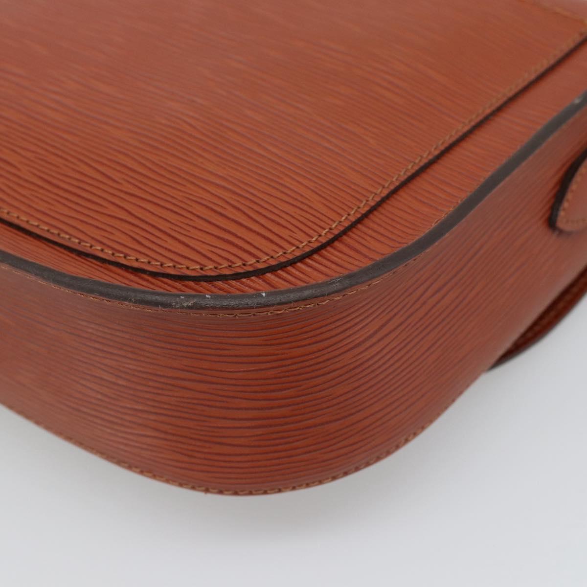 LOUIS VUITTON Epi Saint Cloud GM Shoulder Bag Brown M52193 LV Auth ep15325
